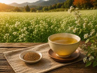 蕎麦の花が揺れる季節に｜韃靼蕎麦茶でほっとひと息