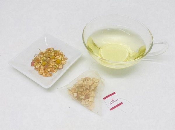 画像10: まるまるりんごのオーガニックフルーツハーブティー(ティーバッグ3個) (10)