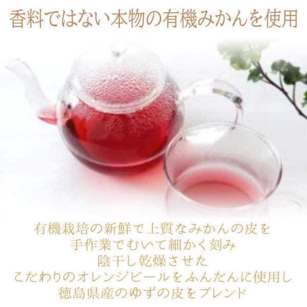 画像5: はじけるみかんのオーガニックフルーツハーブティー(ティーバッグ20個) (5)