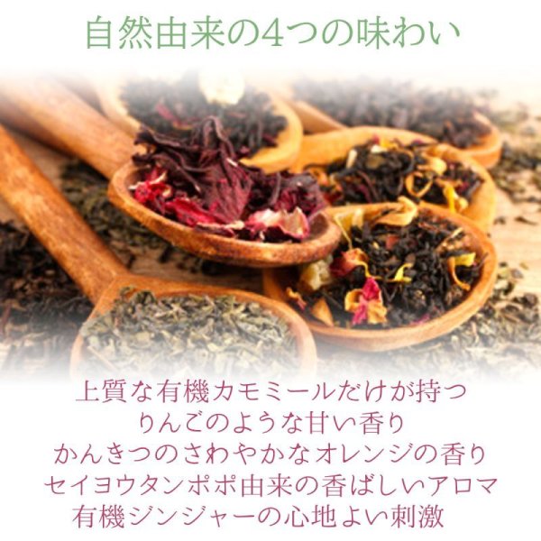 画像2: 【お得用】有機ぽかぽかジンジャーブレンド(ティーバッグ100個) (2)