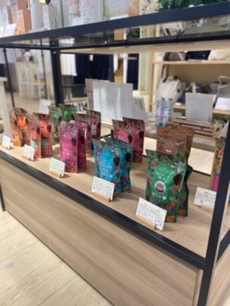 大手百貨店での陳列例