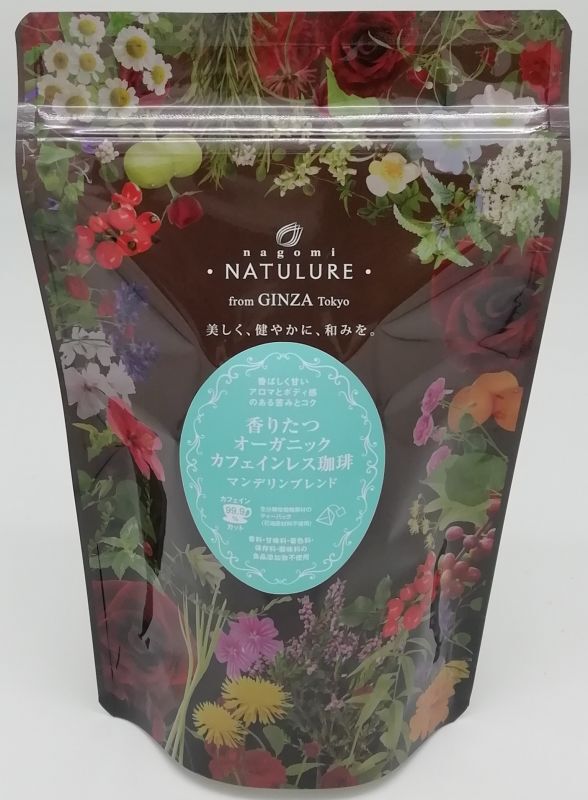 Sale 香りたつオーガニックカフェインレス珈琲マンデリンブレンド コーヒーバッグ テトラタイプ 6g 12個入 1杯当たり 90円